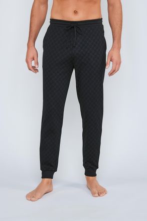 Joop Jogger Pants JOOP Leisure, Herren, Gr. M, N-Gr, schwarz, Obermaterial: 95% Baumwolle, 4% Elasthan, 1% sonstige Fasern, unifarben, bequem lang, Hosen J