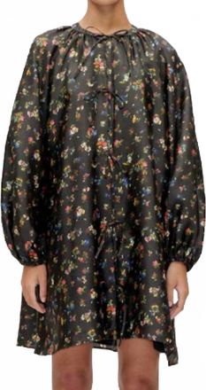 Stine Goya Voluminous Bow Dress In Magnolia Garden