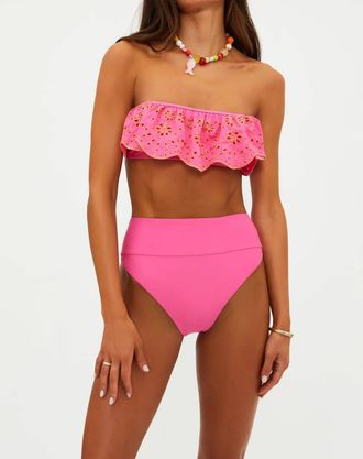 Beach Riot Highway Bikini Bottom In Strawberry