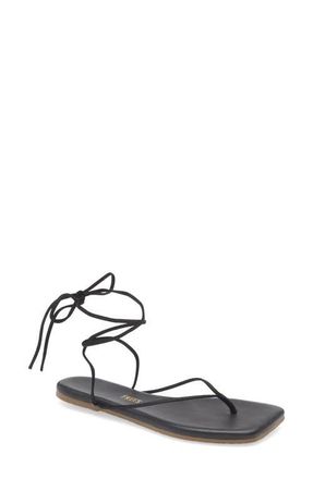 Tkees Lilu Ankle Wrap Sandal in Sable at Nordstrom, Size 11