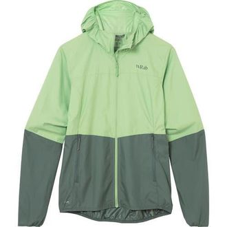 RAB Windgather Hoodie - Womens in Fig Green/sage at Nordstrom, Size X-Small