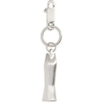 Rick Owens Temple Sister Key Chain in Palladium at Nordstrom
