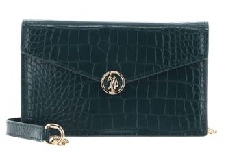 U.S.Polo Association cross body bag Ceremony Flap Bag Light Gold teal