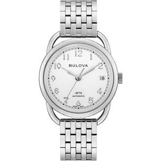 Bulova Joseph Bulova Commodore Bracelet Watch in Silver-Tone at Nordstrom