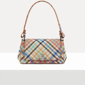 Vivienne Westwood Hazel Medium Handbag Polyurethane / Polyester / Cotton Heather-plaid