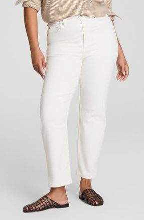 Spanx Slim Straight Leg Jeans in Linen at Nordstrom Rack, Size 12