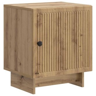 vidaXL Armario De Noche Roble Artesanal 43 X 34,5 X 50 Cm Vidaxl