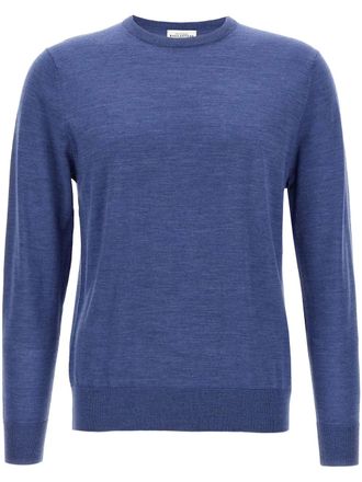 Ballantyne crew-neck jumper - men - Wool - 50 - Blue