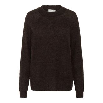 Soaked In Luxury SLTuesday Pul&oacute;ver de Cuello Redondo LS - Knitwear - Mujer - Marr&oacute;n - 2XL