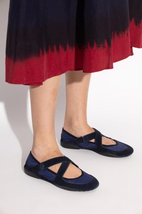 Tory Burch Romy Sport Mary Jane Shoes, Womens, Navy Blue