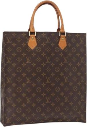 Louis Vuitton Pre-owned Tote Bags, female, Brown, Size: ONE SIZE Pre-owned Canvas Tote Bag