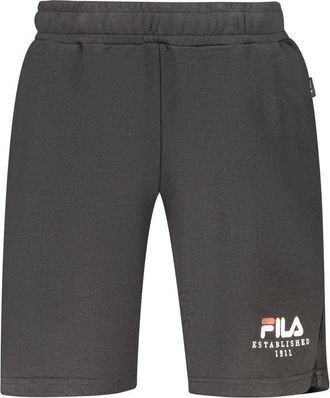 Fila Zwarte Katoenen Herenbroek
