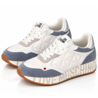 Love Moschino Run40 Sneaker - - Shoes - Donna - Blu - 37 EU
