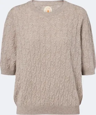 Jardin Des Orangers Pullover in cashmere a trecce