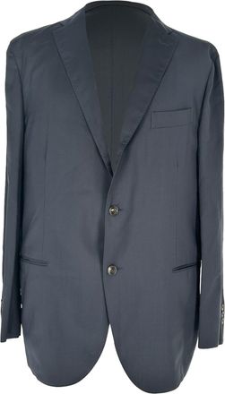 Boglioli Single-Breasted Blazer in Grey Wool