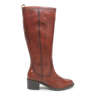 Pikolinos Bacarot W2D-9640 Leather Womens Knee High Boots - Cognac - Size:UK 4-4.5