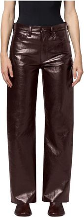 A Gold E Arc Jean - Dames - Straight fit broeken - Rood - W27 - Leer - Broeken