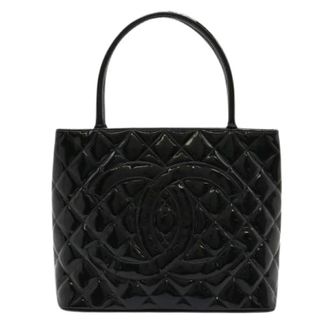 Chanel Pre-owned Matelasse Coco Mark Tote Bag Negro - Pre-owned - Mujer - Negro - ONE SIZE