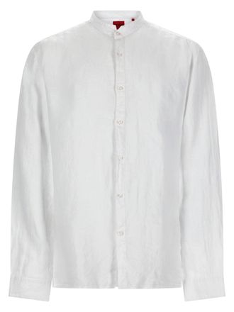 HUGO BOSS Linen Shirt - White
