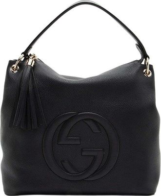 Gucci Black Leather Soho Large Shoulder Bag (Authentic Pre-Loved)