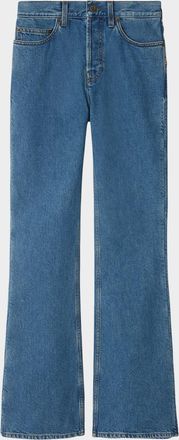Burberry Mid-Rise Bootcut-Leg Jeans