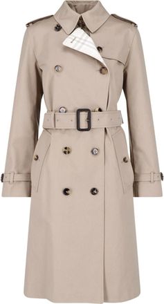 Burberry Trench Doppiopetto In Cotone