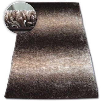 RugsX Alfombra Shaggy Space 3d B315 Marr&oacute;n Brown 120x170 Cm