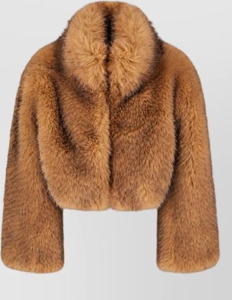 Rotate faux fur jacket