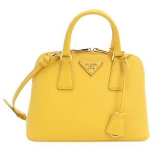 Prada Pre-owned Handbags, female, Yellow, Size: ONE SIZE Pre-owned Vintage Handbag