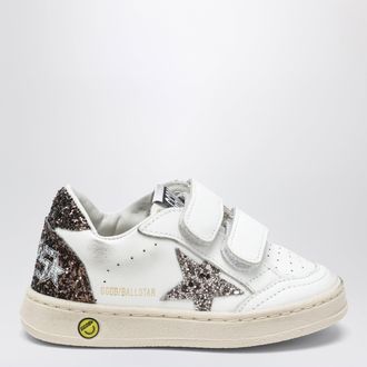 Golden Goose Sneakers Ball Star bianca/cenere/marrone