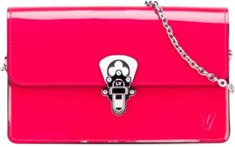 Louis Vuitton Pre-owned Wallet on Chain - Dames - Vintage Schoudertas - Roze - ONE Size - Leer - Vintage