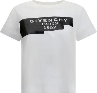 Givenchy Katoenen T-shirt met 3D-print - Dames - T-shirts - Wit - M - Katoen - Tops