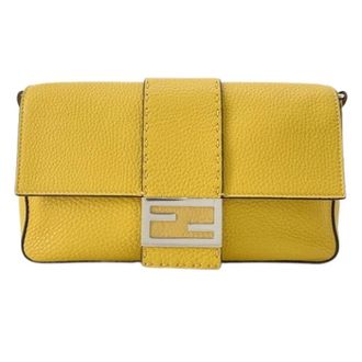 Fendi Pre-owned Belt Bags, male, Yellow, Size: ONE SIZE Pre-owned Selleria Fanny Pack Shoulder Bag