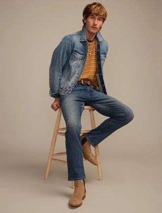 Lucky Brand Mens 223 Straight Coolmax Stretch Jean