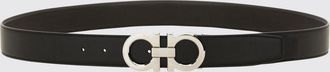 Ferragamo Cintura Gancini Ferragamo reversibile in pelle