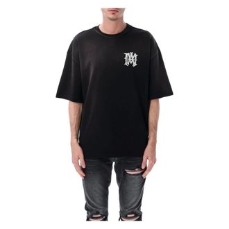 Amiri T-Shirts, male, Black, Size: XL Hollywood Oversized Tee