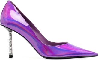 Le Silla Bella pumps - women - Calf Leather/Patent Calf Leather/Calf Leather/Rubber - 41 - Purple