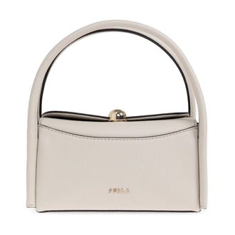 Furla Handbags, female, Gray, Size: ONE SIZE Nicole Handbag