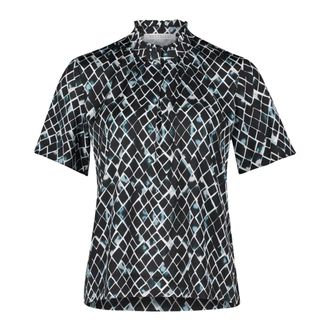 Betty & Co Dames, Blouses & Shirts, Blauw, Maat: 3XL