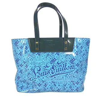 Louis Vuitton Blossom Tote Patent Leather Blue Patent_Leather Handbag (Pre-Owned)