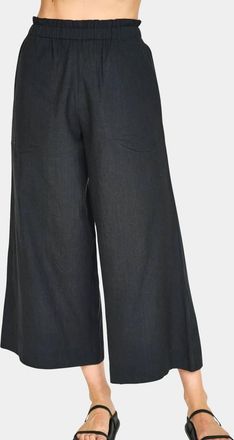 Mirth High-Rise Wide Leg Pants In Black