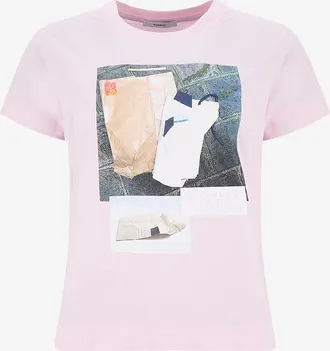 Givenchy Bedrucktes Rundhals-T-Shirt aus edlem Material