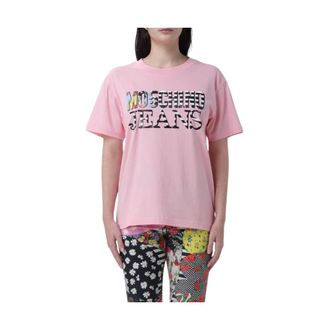 Moschino Dames, Tops, Roze, Maat: M Katoen
