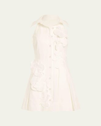 Ramy Brook Donna Floral Mini Shirtdress