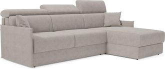 Divani.Store Sof&aacute; esquinero convertible impermeable 232 cm izquierdo gris