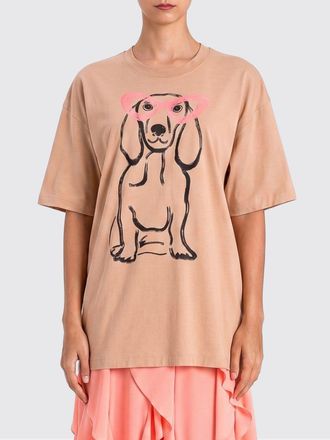 Twinset T-shirts in cotone stampa dog