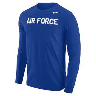 Nike Air Force Falcons Nike Mens Football Long-Sleeve T-Shirt in Blue | M12333P397USAA-RYL
