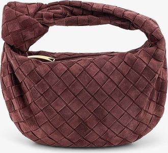 Bottega Veneta Borsa a mano Mini Jodie in suede Intrecciato - BOTTEGA VENETA - gender_Woman