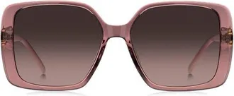 BOSS 57mm Sunglasses in Burgundy Nude/brown Sf at Nordstrom