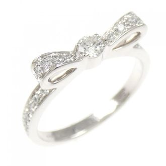 Chanel White Gold White Gold (18K) Band Ring (Pre-Owned)